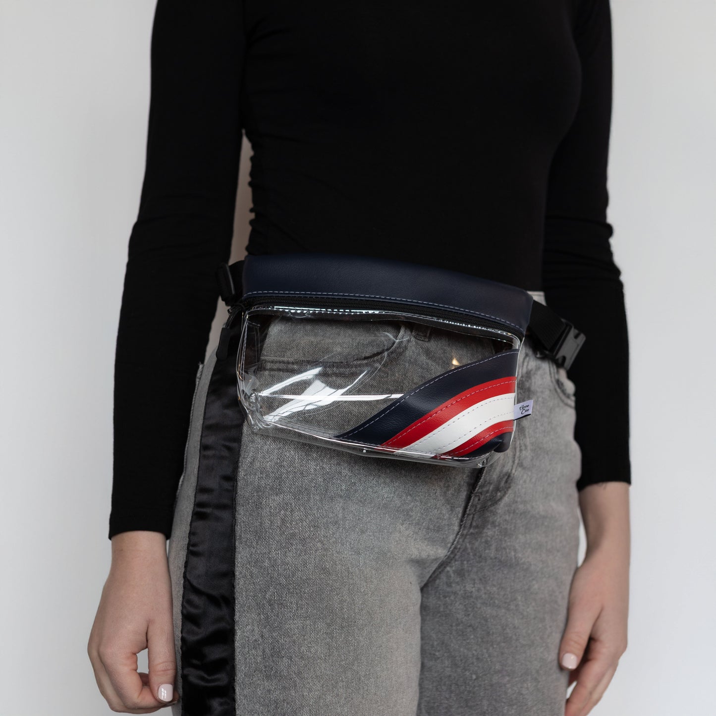 Baseball Ballpark Clear Stripe Game Day Fanny Pack