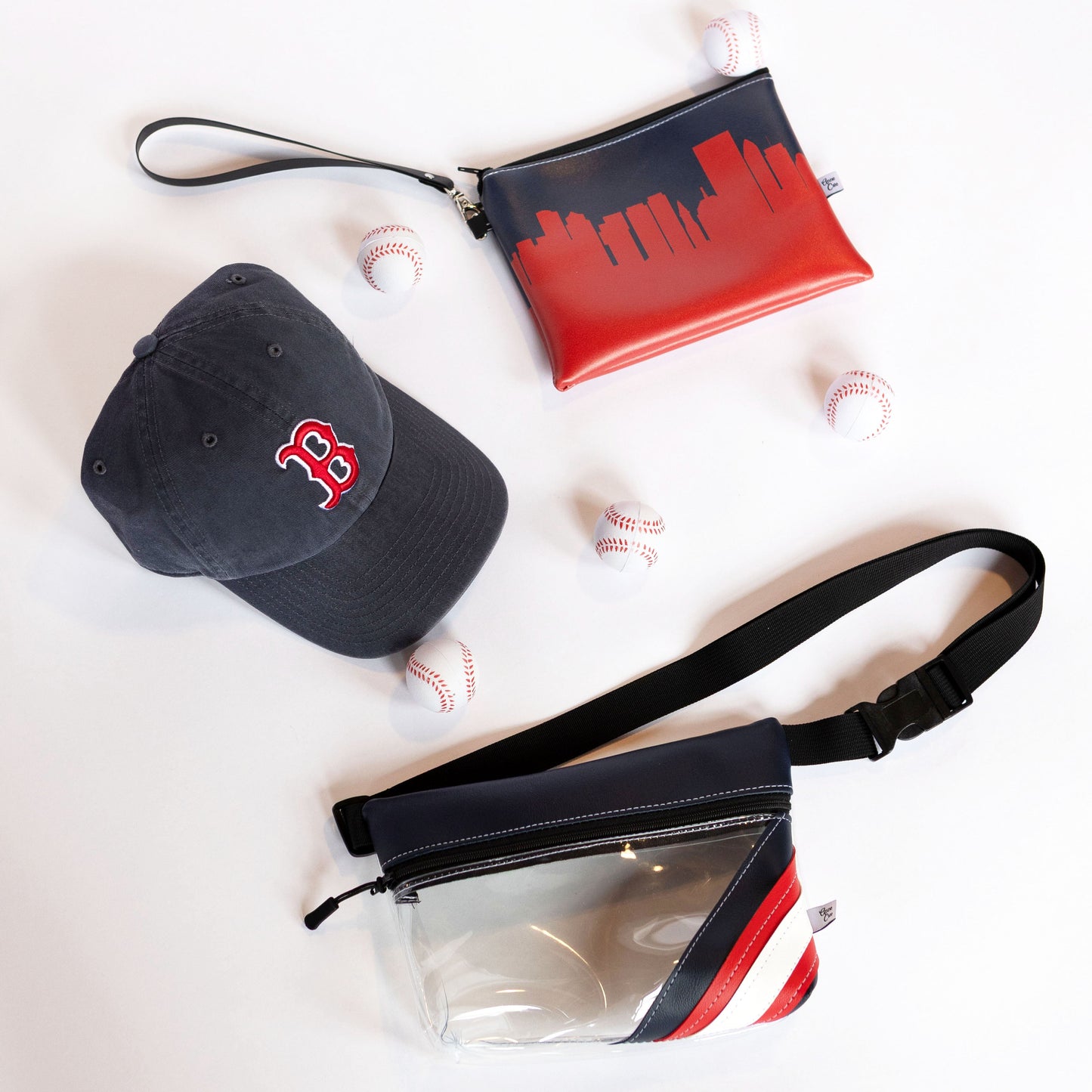Baseball Ballpark Clear Stripe Game Day Fanny Pack