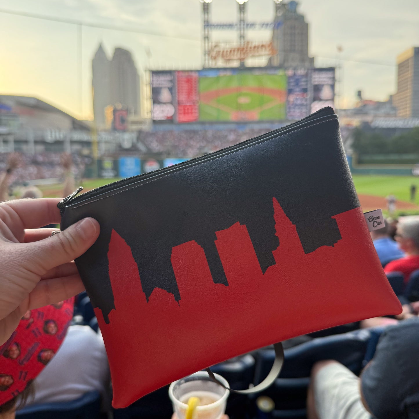 Baseball Ballpark Skyline Game Day Wristlet
