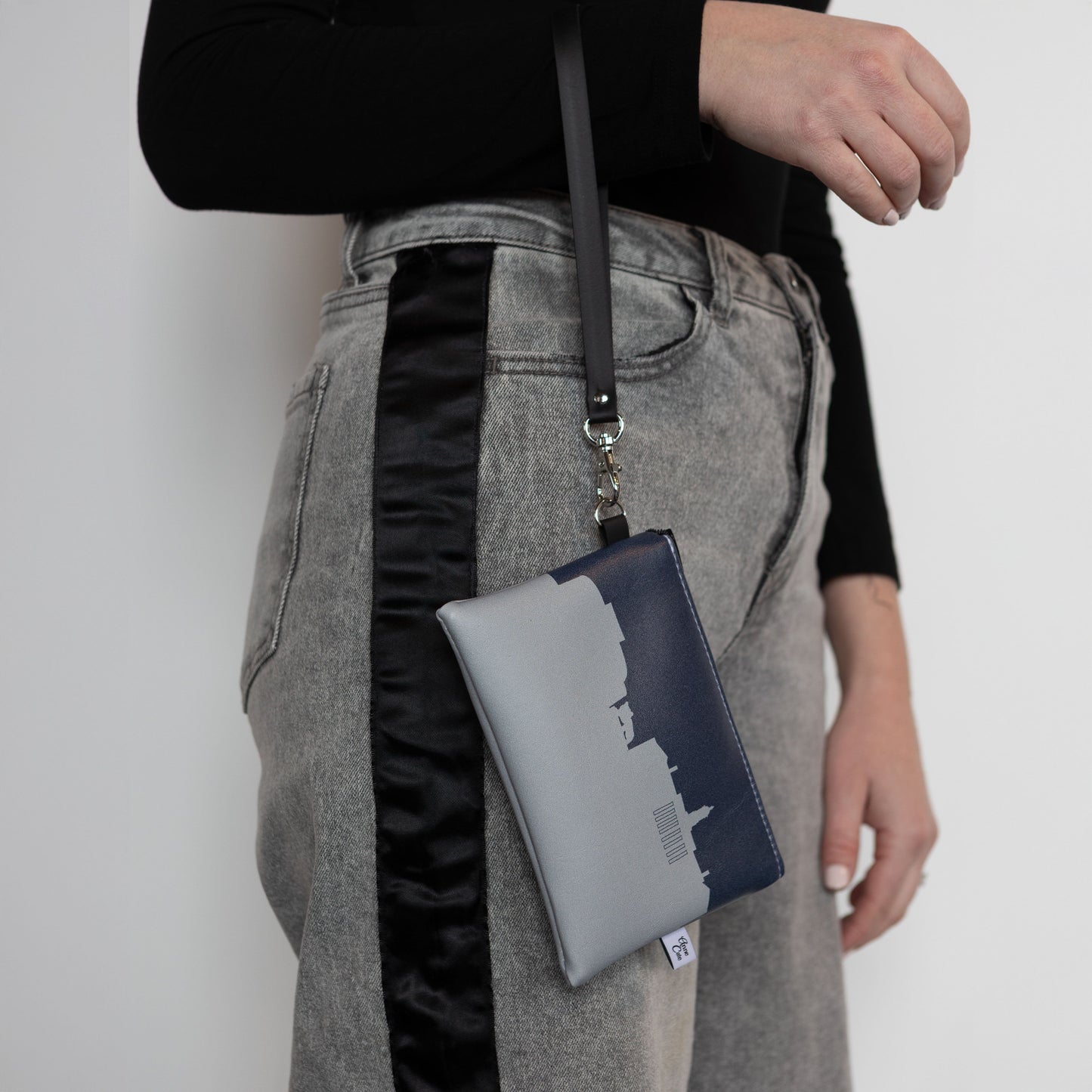 Collegiate Football Stadium Skyline Game Day Wristlet