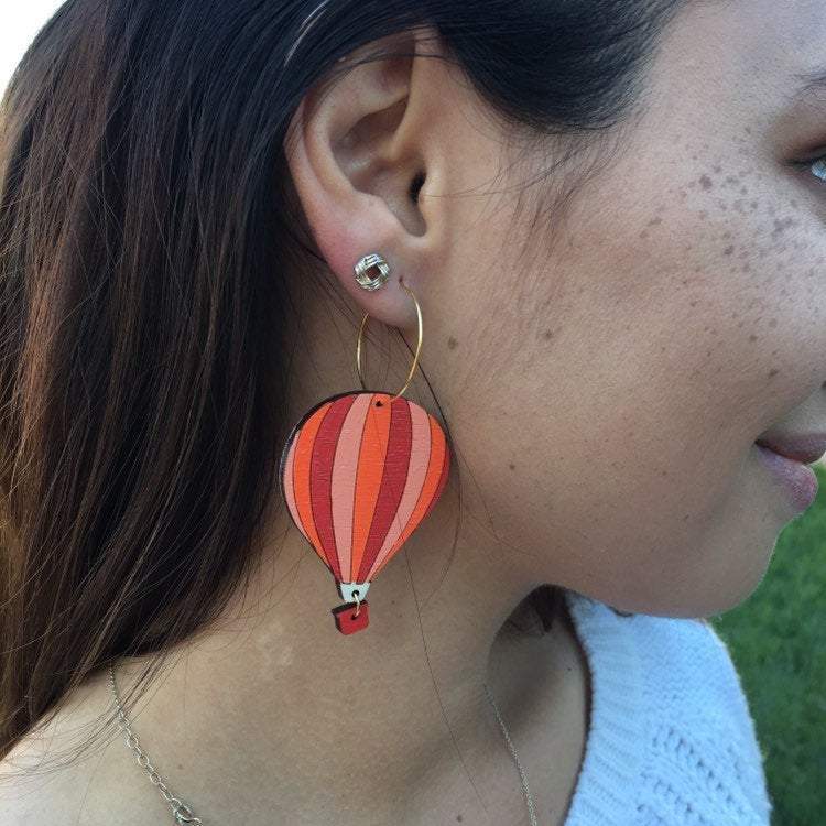 Hot Air Balloon Earrings