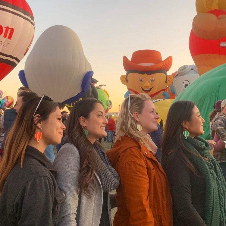 Hot Air Balloon Earrings
