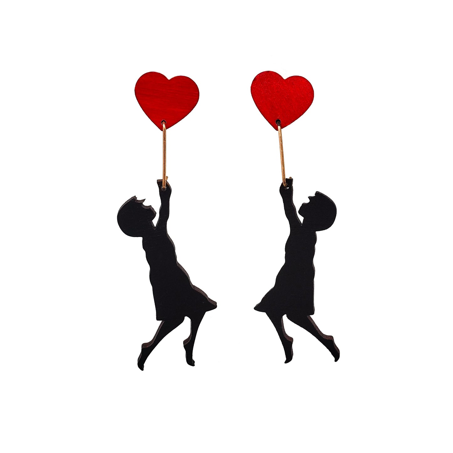 Girl with Balloon Dangles