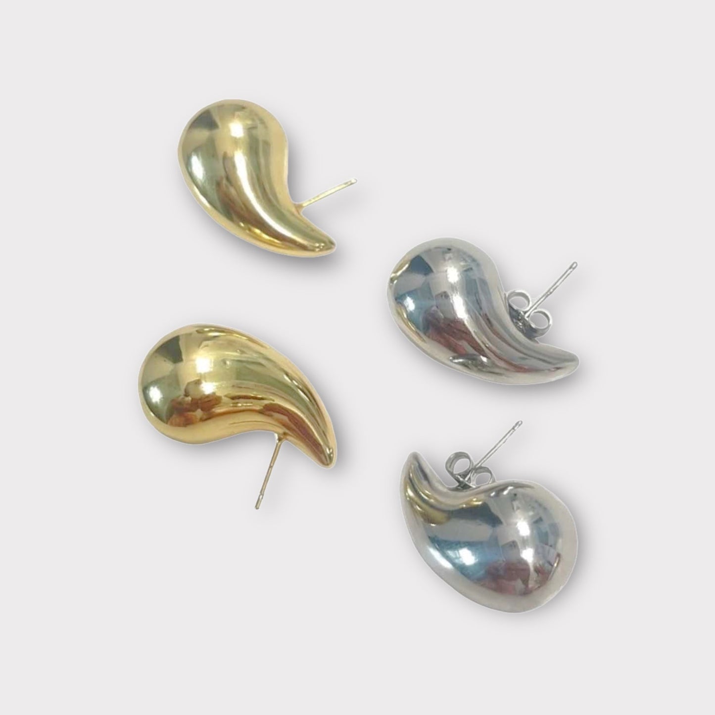 Gold  Drop Statement Earrings
