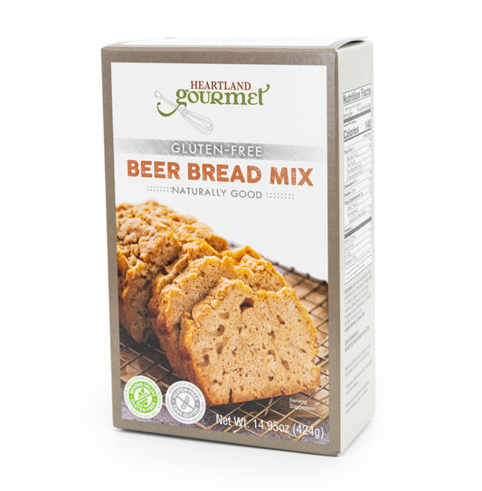 Gluten Free Beer Bread Mix | 16 oz | Heartland Gourmet | 2029