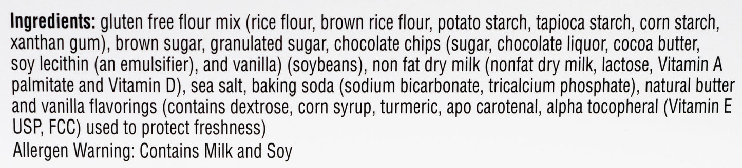 Gluten Free Chocolate Chip Cookie Mix | 16 oz | Heartland Gourmet | 2017