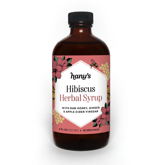 Hibiscus Ginger Herbal Syrup
