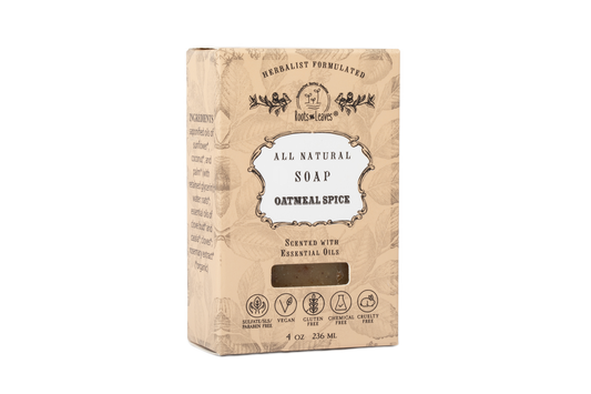 Organic Vegan Oatmeal Spice Bar Soap