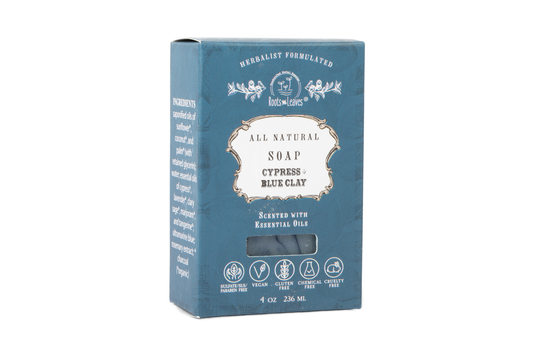 Organic Vegan Cypress + Blue Clay Bar Soap