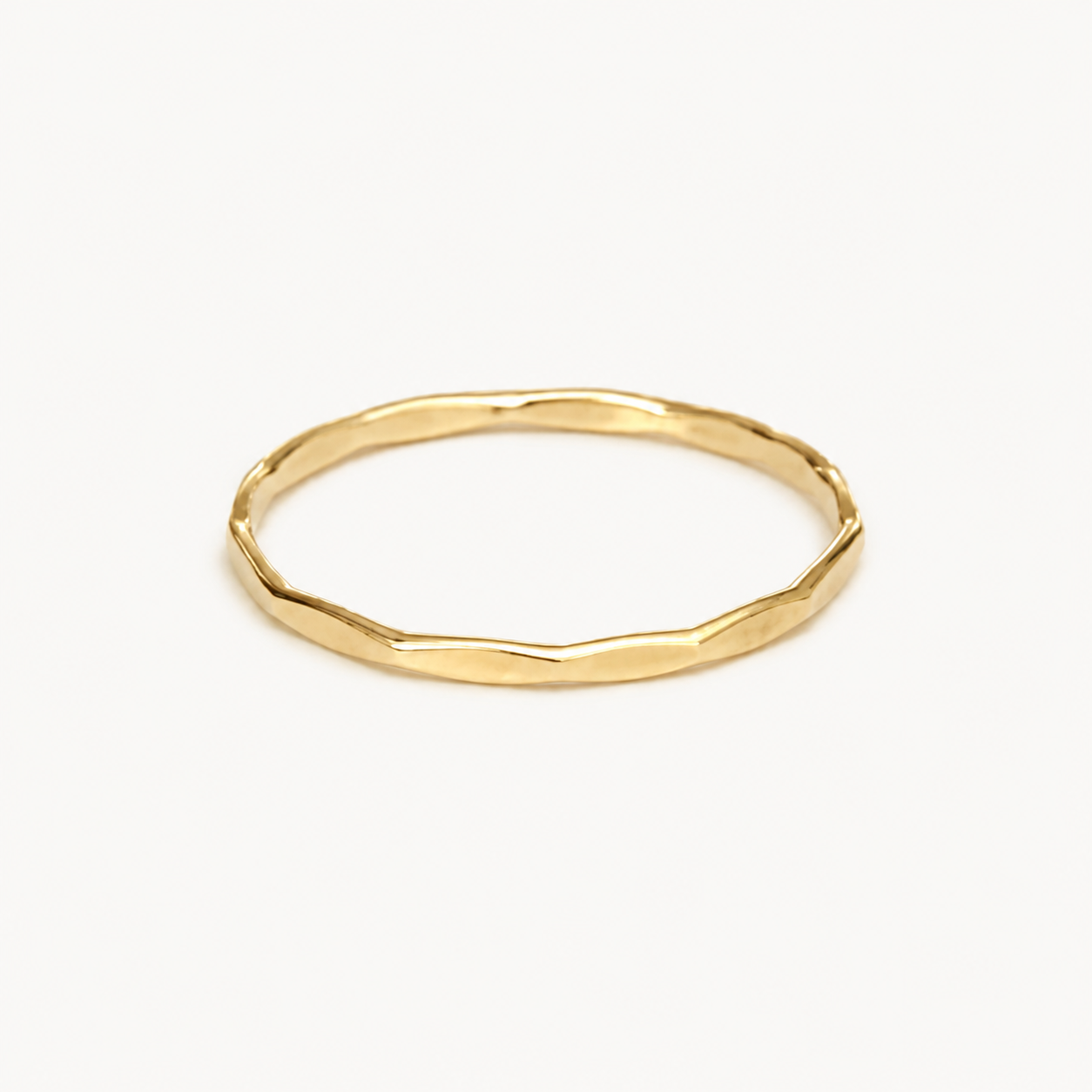 Hammered Stacking Ring