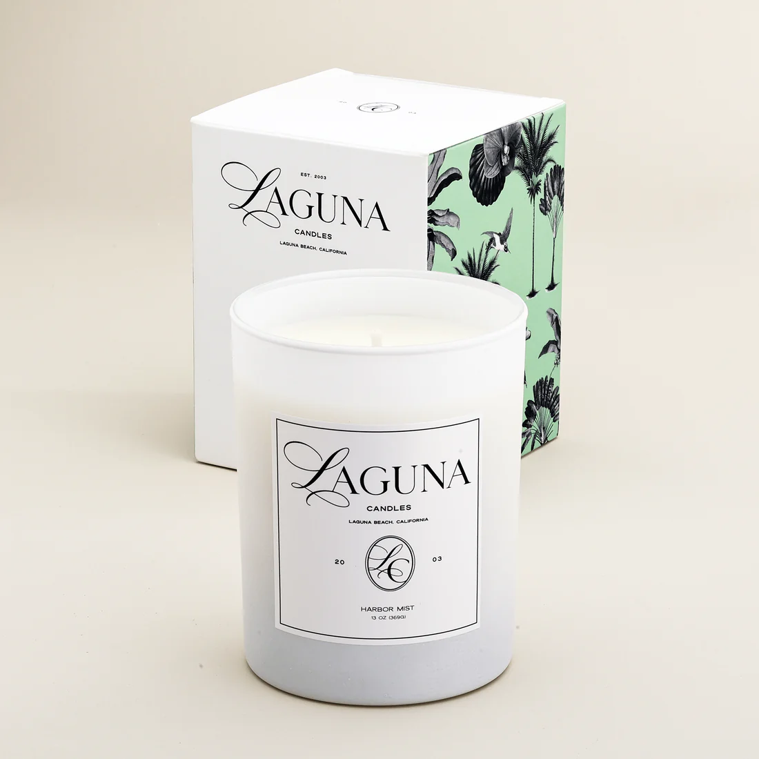Harbor Mist Luxury Candle | Tonka Bean Oud Musk Scent