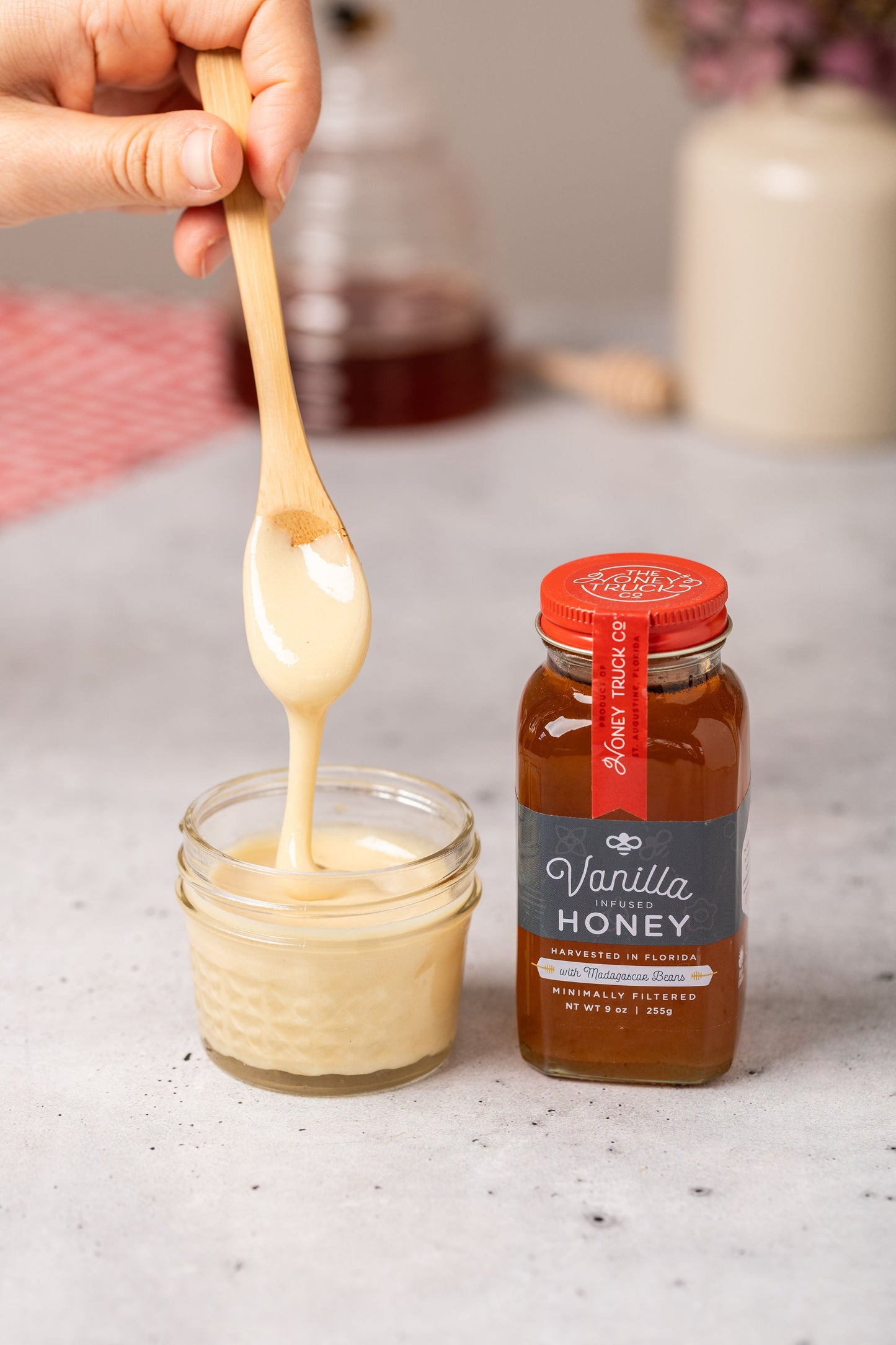 Raw Florida Vanilla Infused Honey