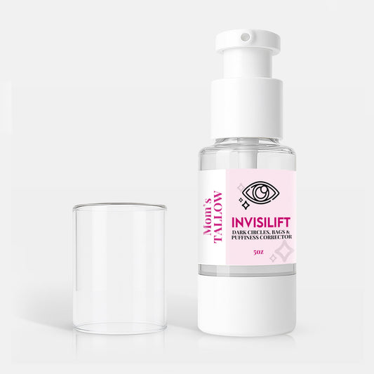 InvisiLift Dark Circles, Bags & Puffiness Gel (All Natural Tallow- Under-Eye Gel)