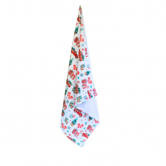 Holiday Blanket | Red Truck