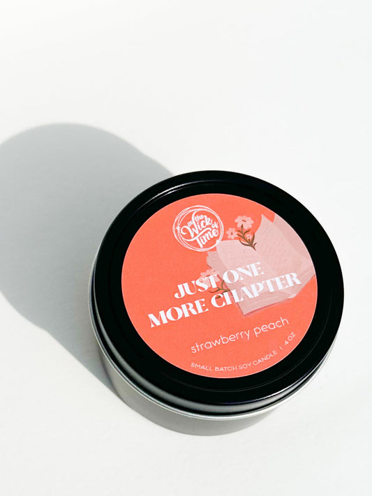 Just One More Chapter Candle 4 OZ