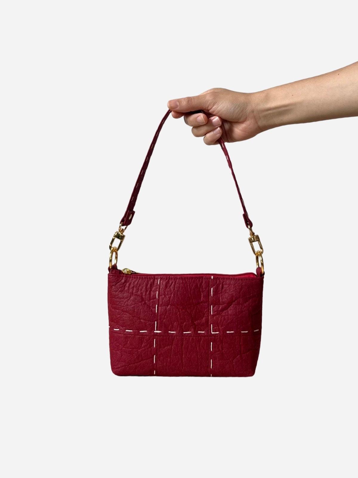 Baguette Runing Stitch, Burgundy