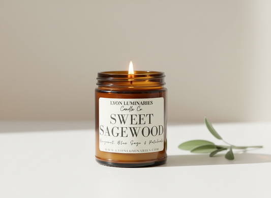 Sweet Sagewood Soy Blend Candle