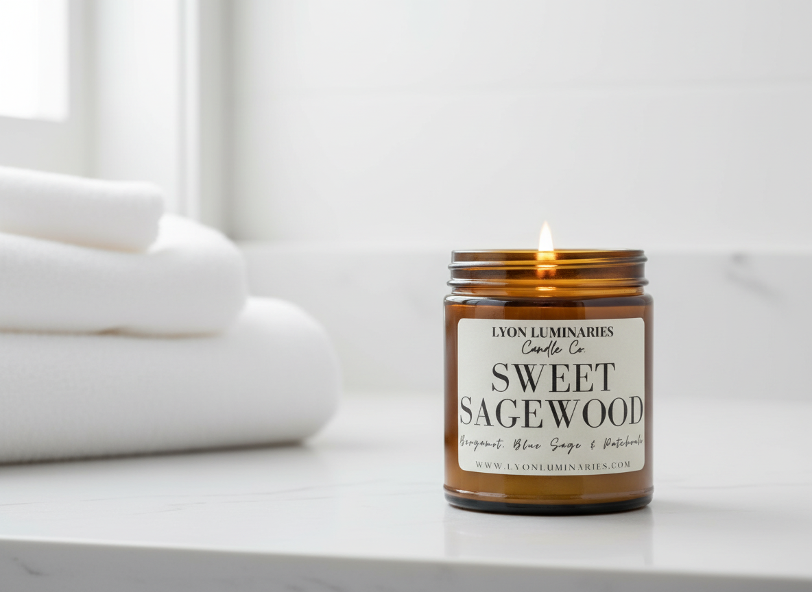 Sweet Sagewood Soy Blend Candle