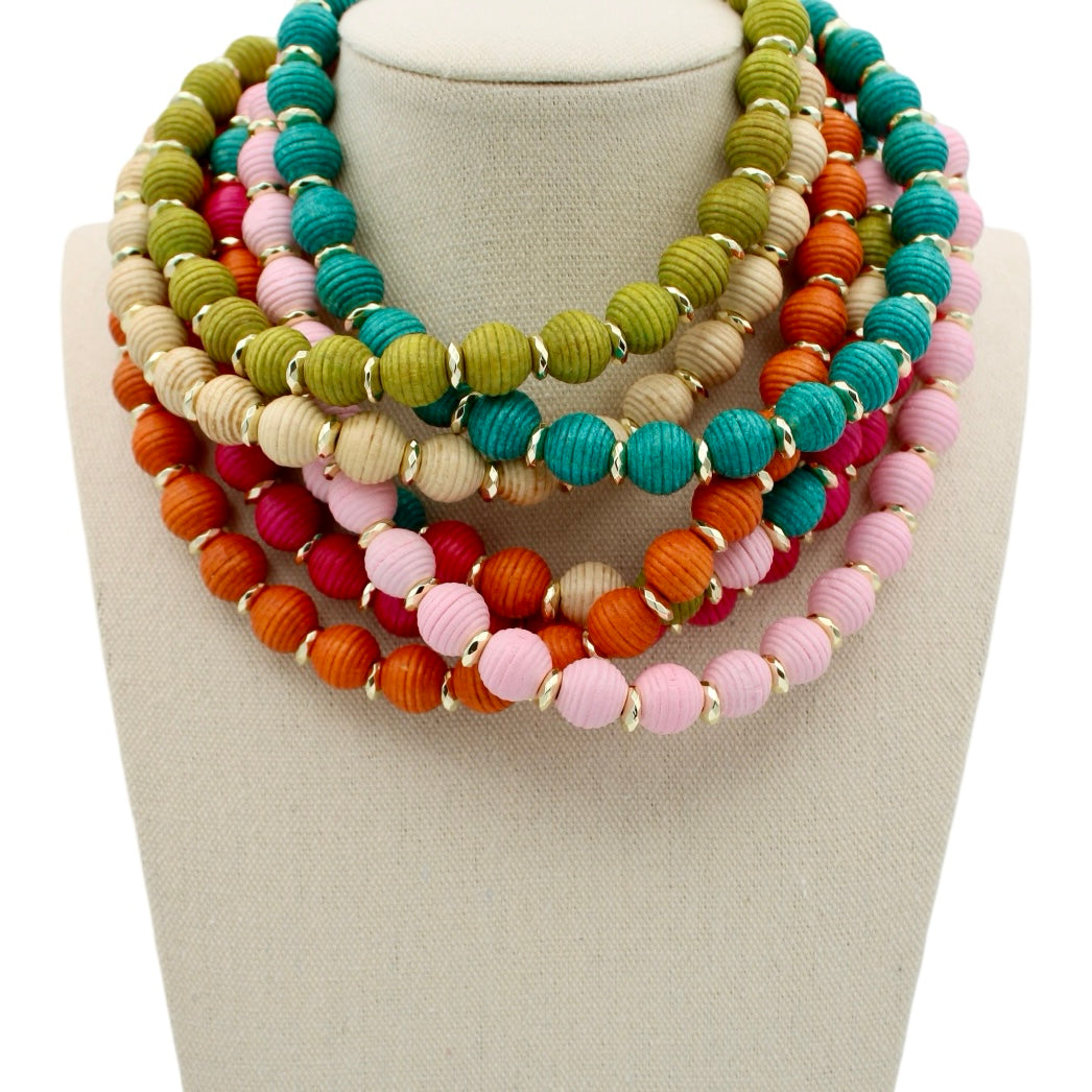 Bali Necklace - Orange