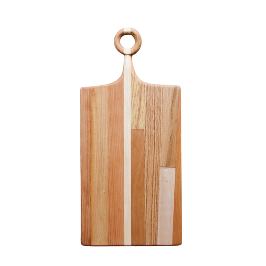 Serving Boards with Hand-Carved Handle