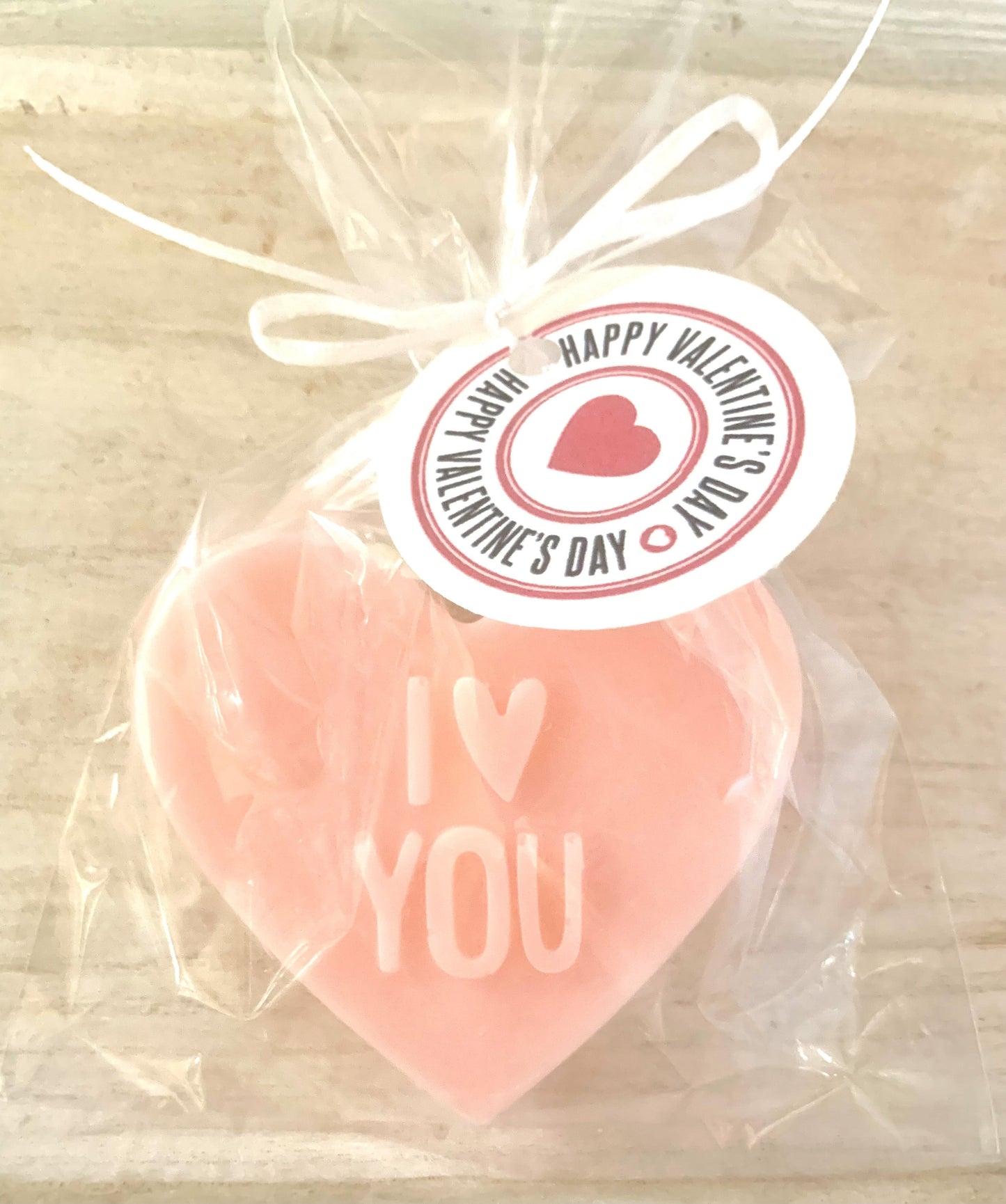3D Large Valentine Heart "I Heart You" Soap