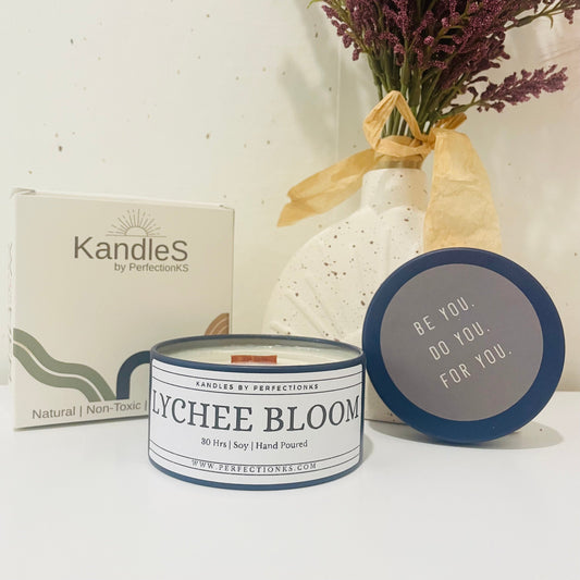 Lychee Bloom Luxury Candle – A Lush Fusion of Exotic Fruits & Delicate Florals