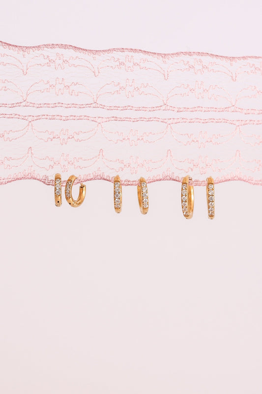 Micro Crystal Hoop
