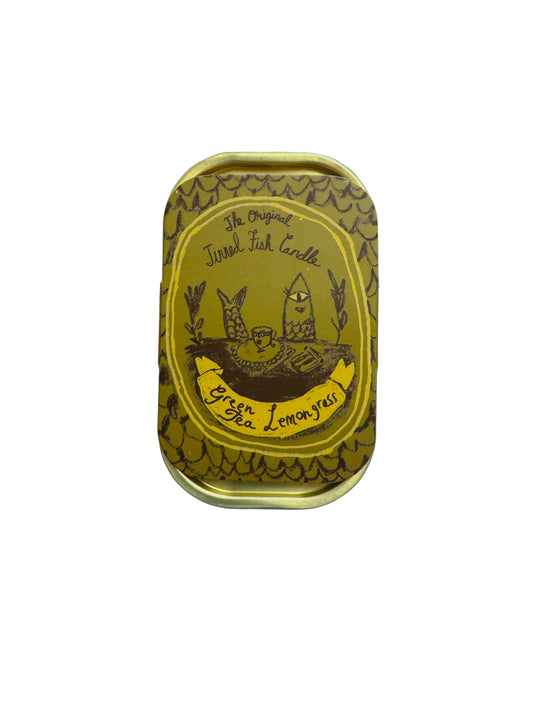Tinned Fish Candle - Green Tea & Lemongrass