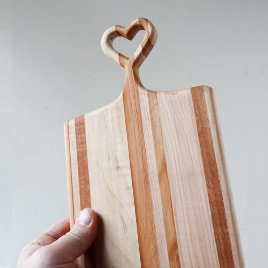 Heart-Handled Serving Boards