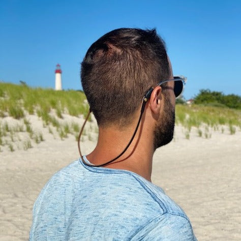 Extra-Slim Leather Sunglass Strap (Waxed Flywire)