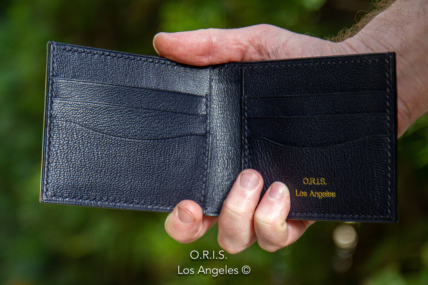American Alligator Bifold Wallet - Chocolate Brown