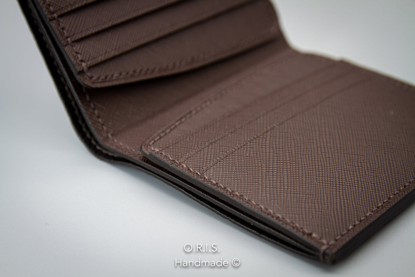 American Alligator Wallet - Matte Brown