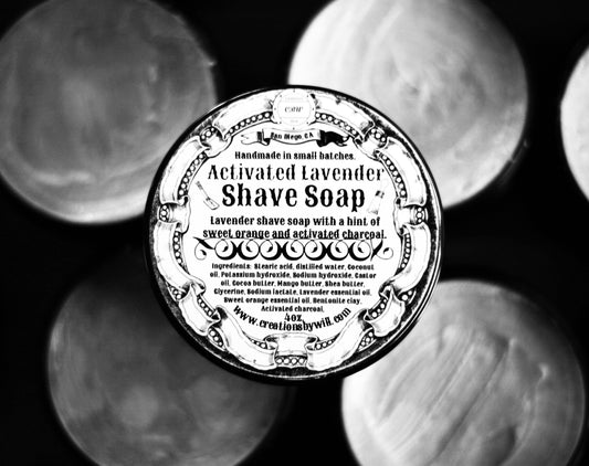 Activated Lavender Shave Soap