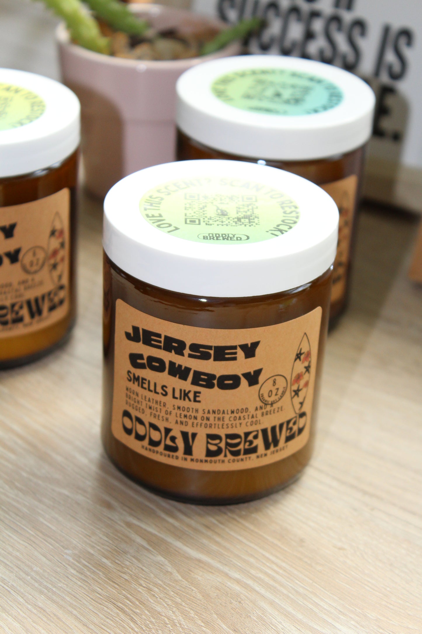 Jersey Cowboy soy candle