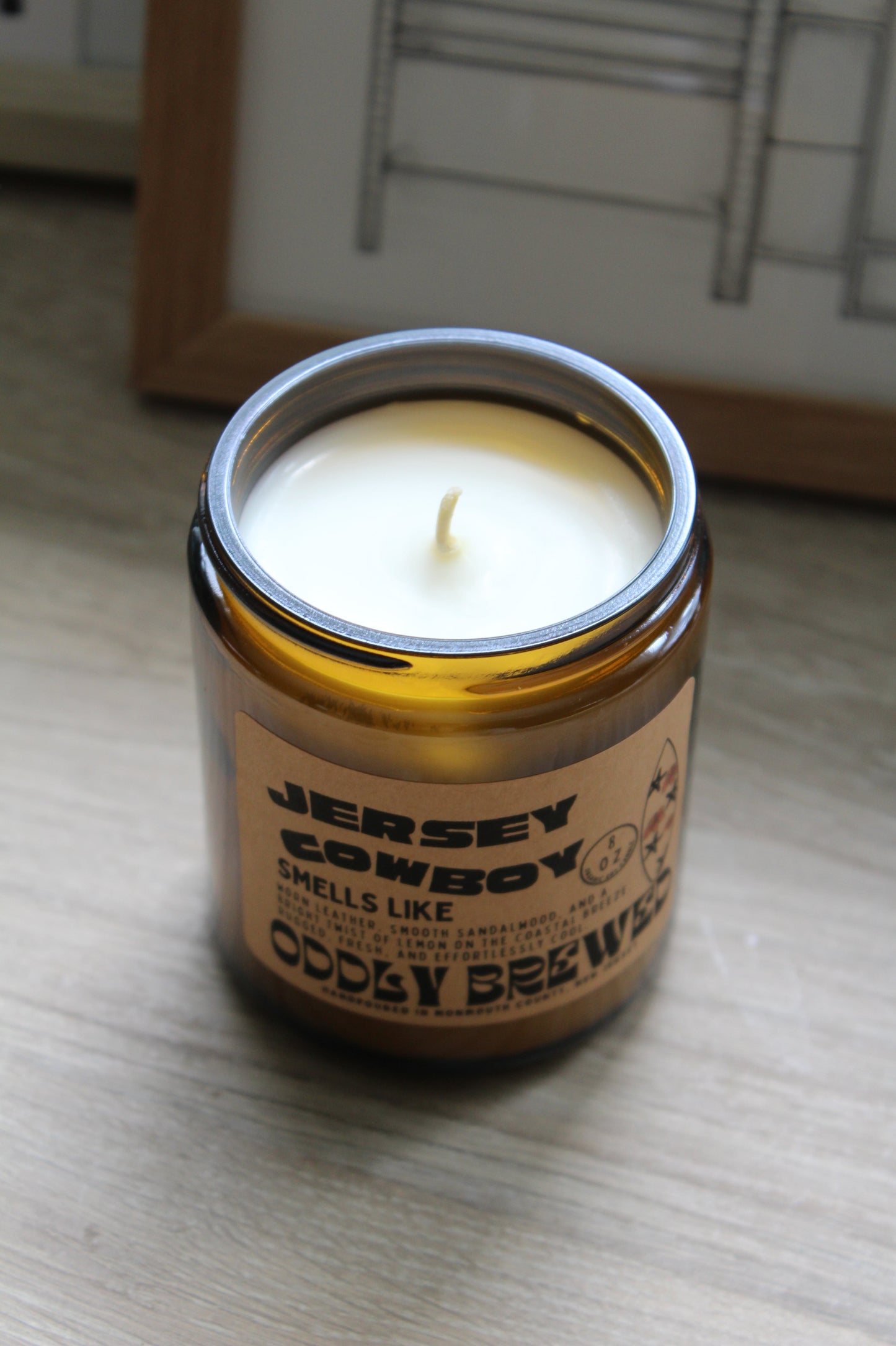 Jersey Cowboy soy candle