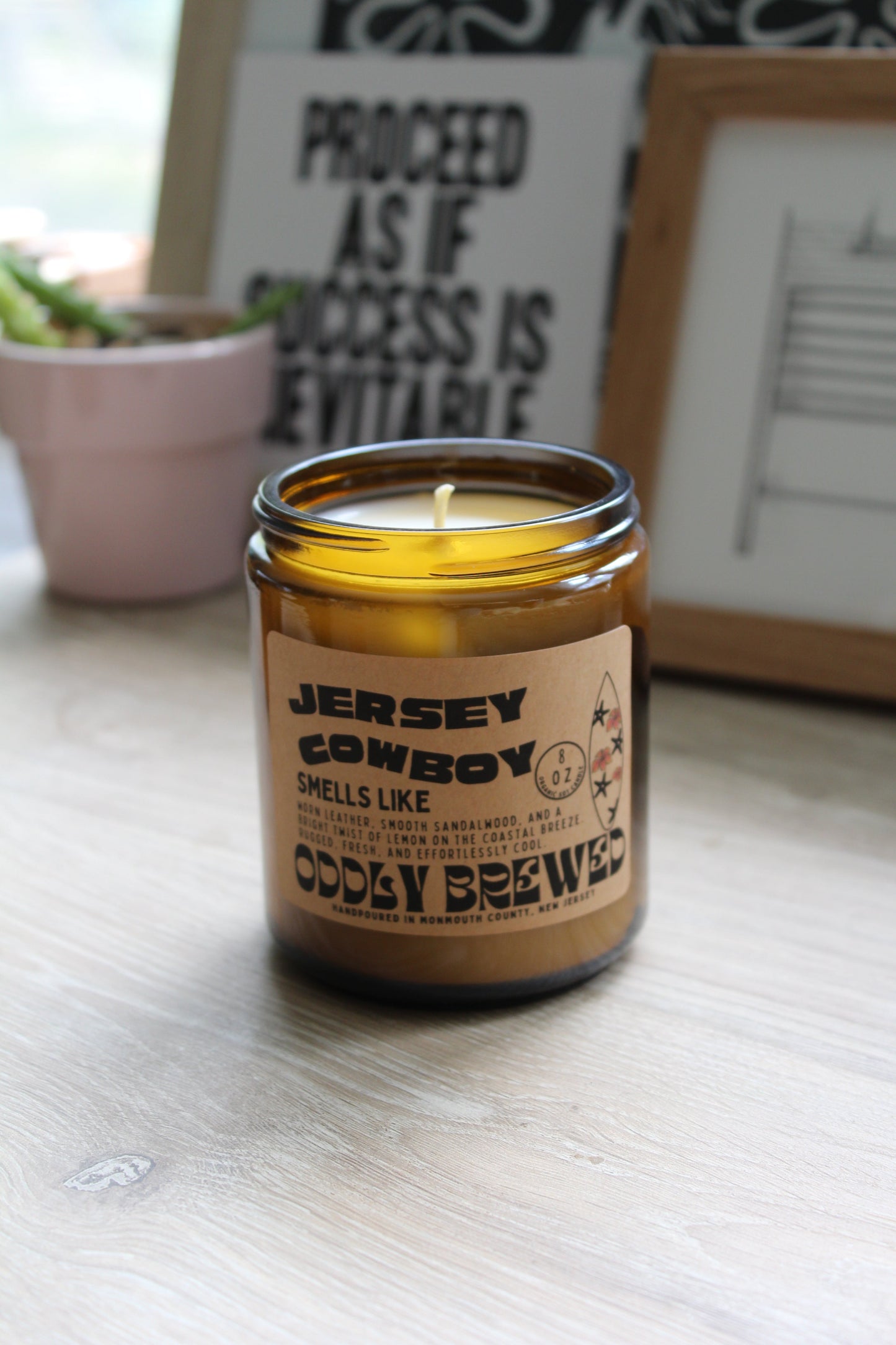 Jersey Cowboy soy candle