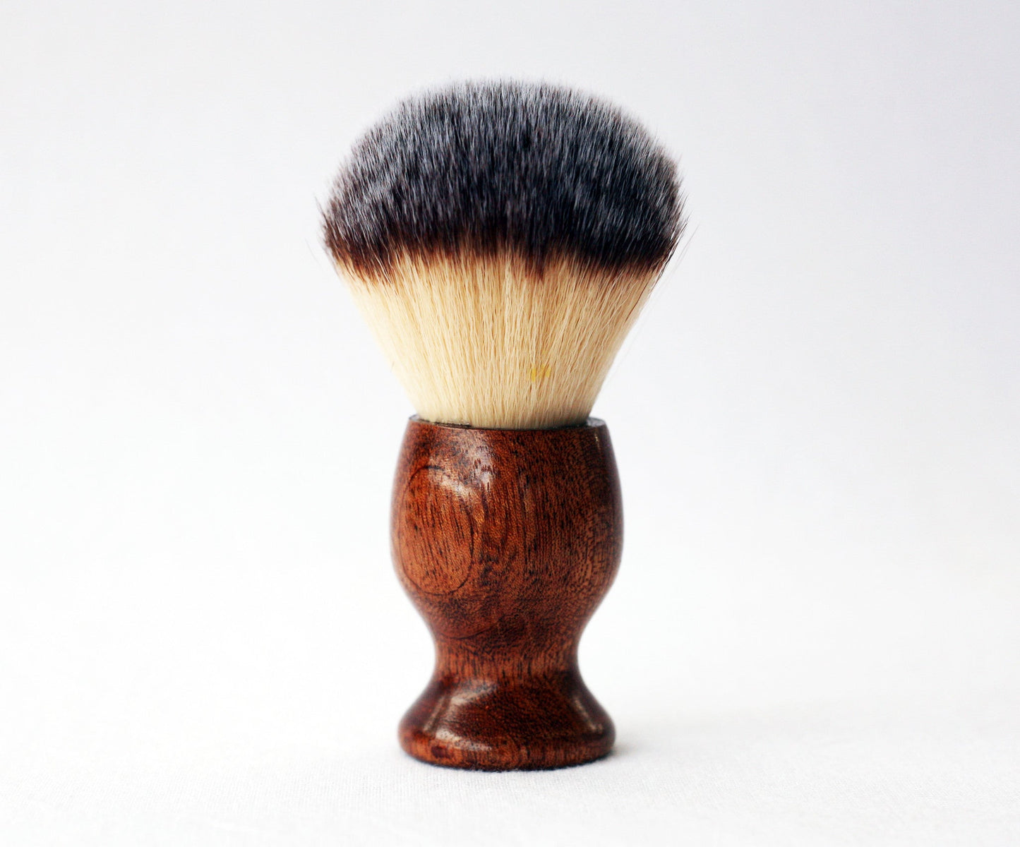 Mahogany Wood Plisson Lather Brush
