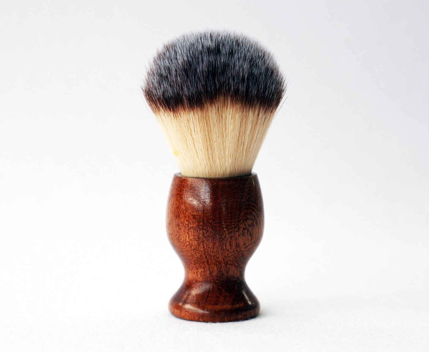 Mahogany Wood Plisson Lather Brush