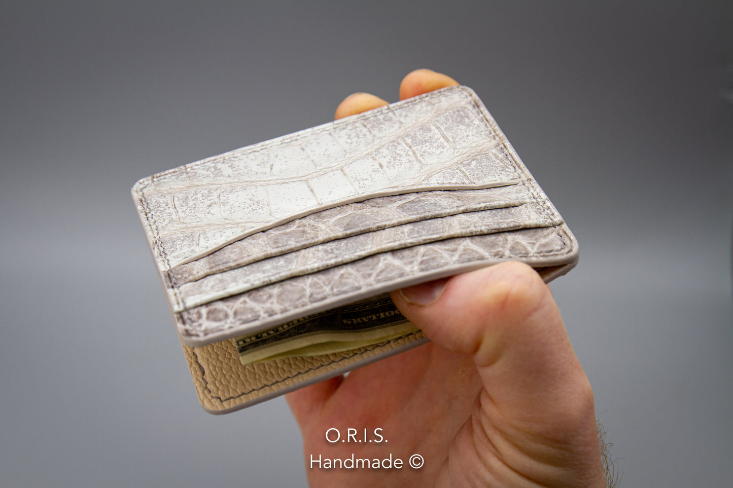Crocodile Card Holder - Himalayan