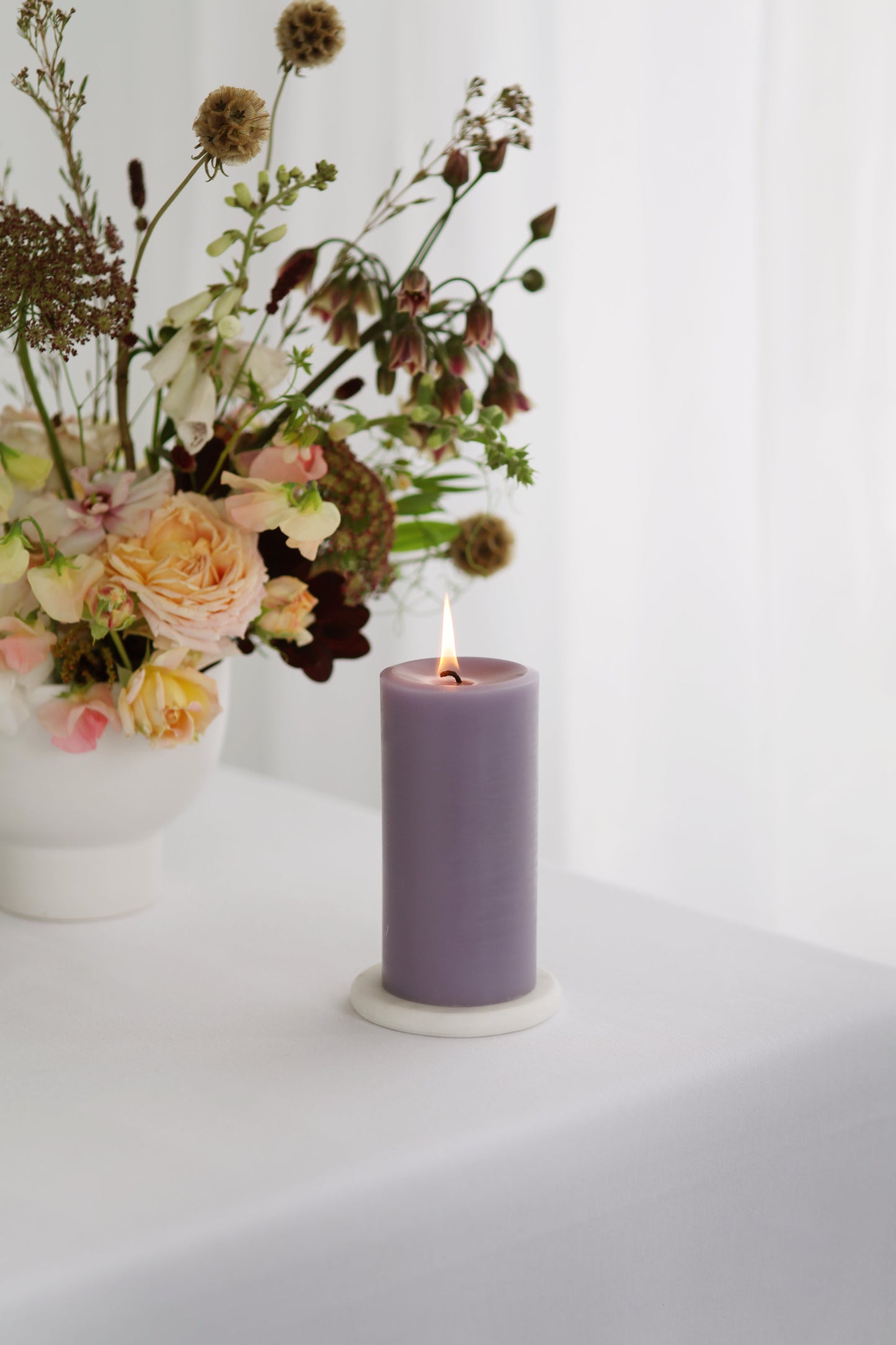 Lavender | Beeswax Pillar Candle