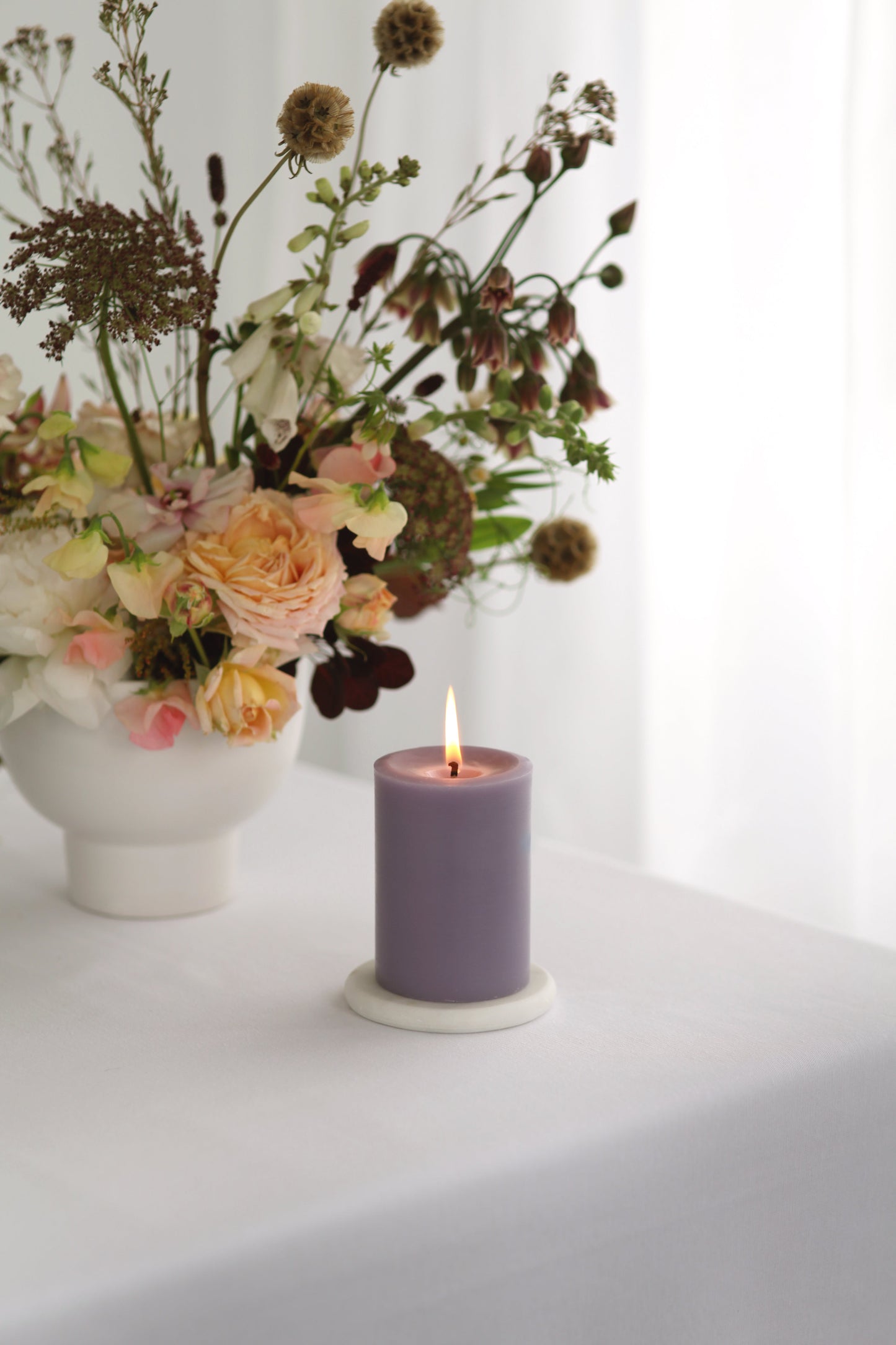 Lavender | Beeswax Pillar Candle