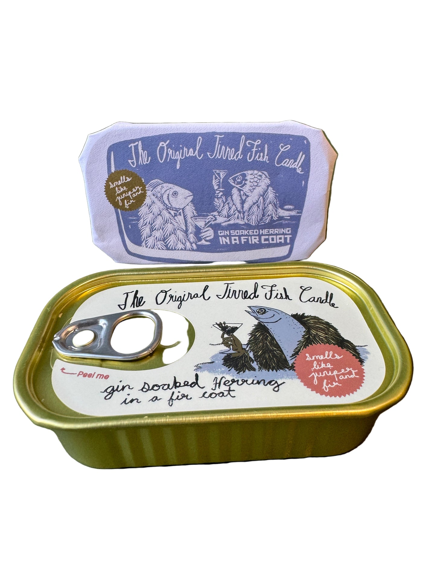 Tinned Fish Candle - Juniper and Fraser Fir