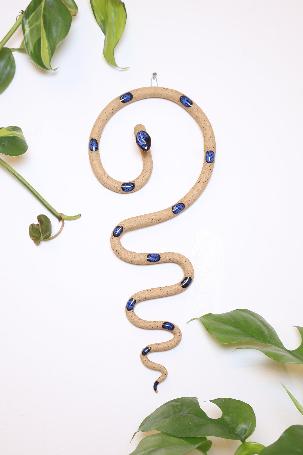 Medium Ceramic Wall Snake