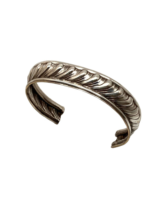 Heirloom Cuff: Sterling Silver Plated Bracelet from Vintage Serving Platter