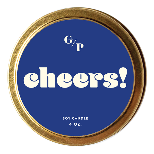 Cheers! 4 oz. Just Because Candle Tin