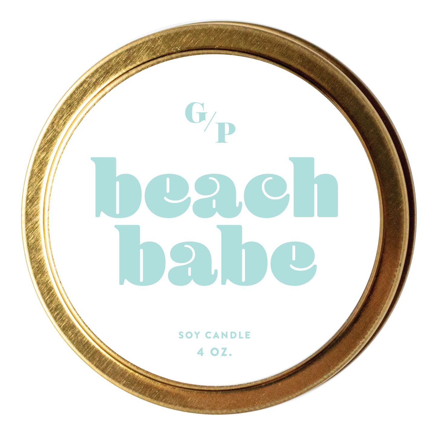 Beach Babe 4 oz. Just Because Candle Tin