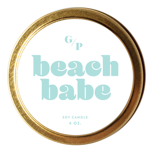 Beach Babe 4 oz. Just Because Candle Tin