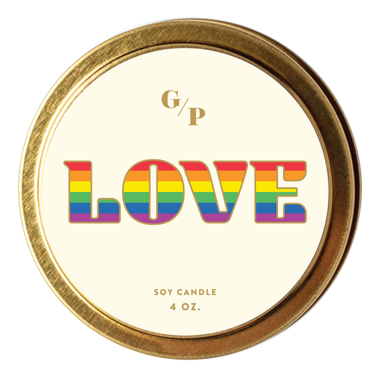 Love Pride 4 oz. Just Because Candle Tin