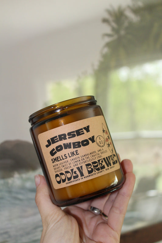 Jersey Cowboy soy candle