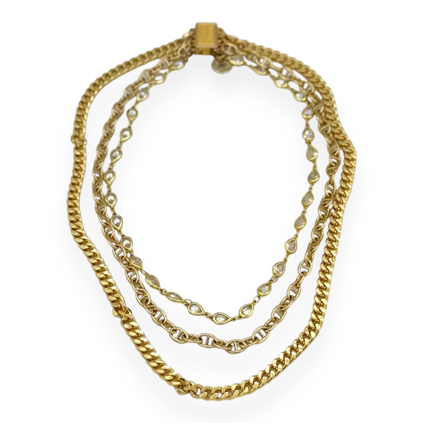 Jet Set Gold Layered Necklace